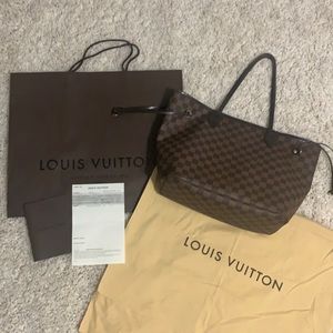 Louis Vuitton Neverfull MM in Damier Ebene